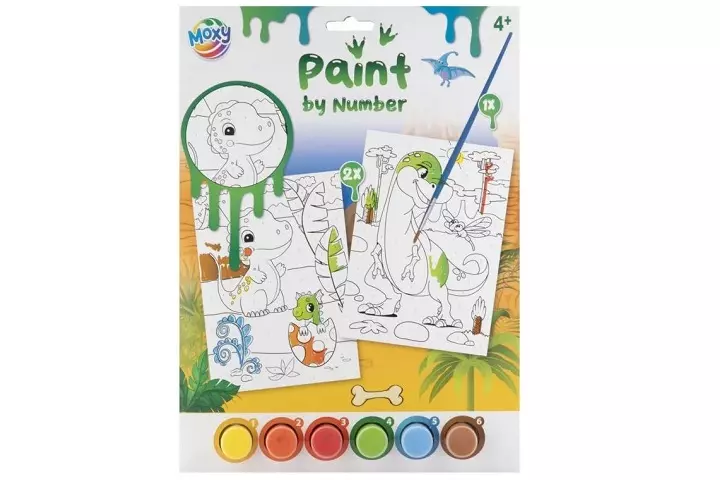 CCG malowanie po numer.A4 dinusie 150135 42173 - Zabawki