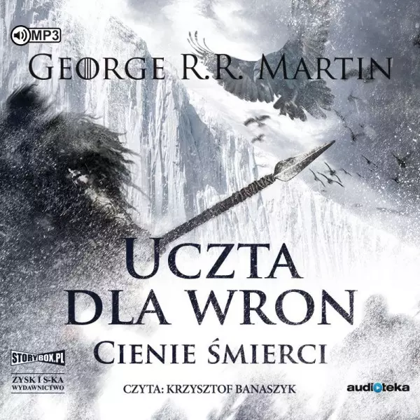 Pieśń lodu i ognia. Tom 4. Uczta dla wron. Część 1. Cienie śmierci. Audiobook, 2 CD - Audiobooki