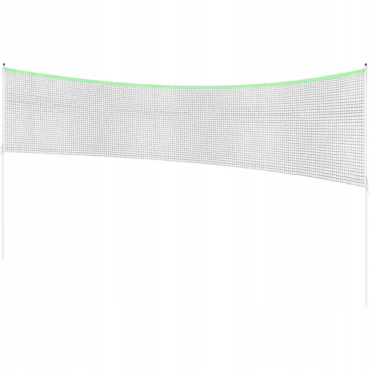 Zestaw Słupki Siatka do Siatkówki Badmintona 609x220CM - Zabawki