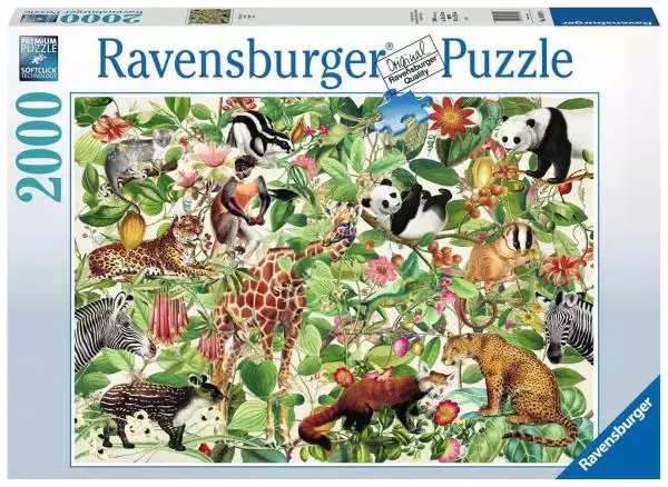 Puzzle 2000 elementów. Dżungla