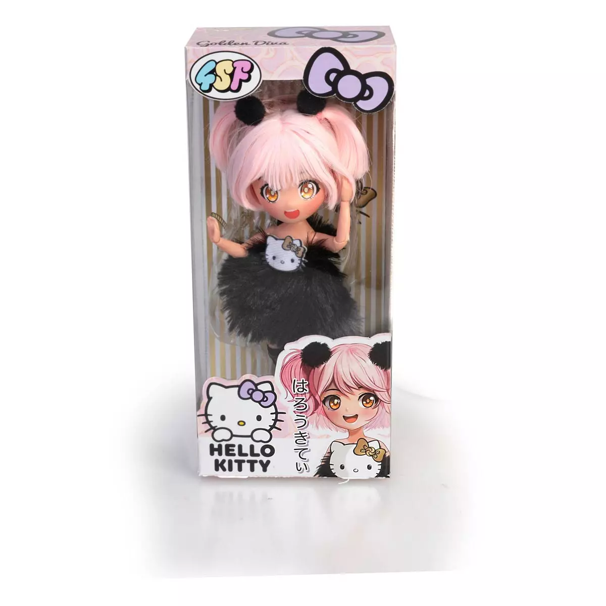 MANGA HELLO KITTY Różowa, lalka, 19.5 cm - Zabawki