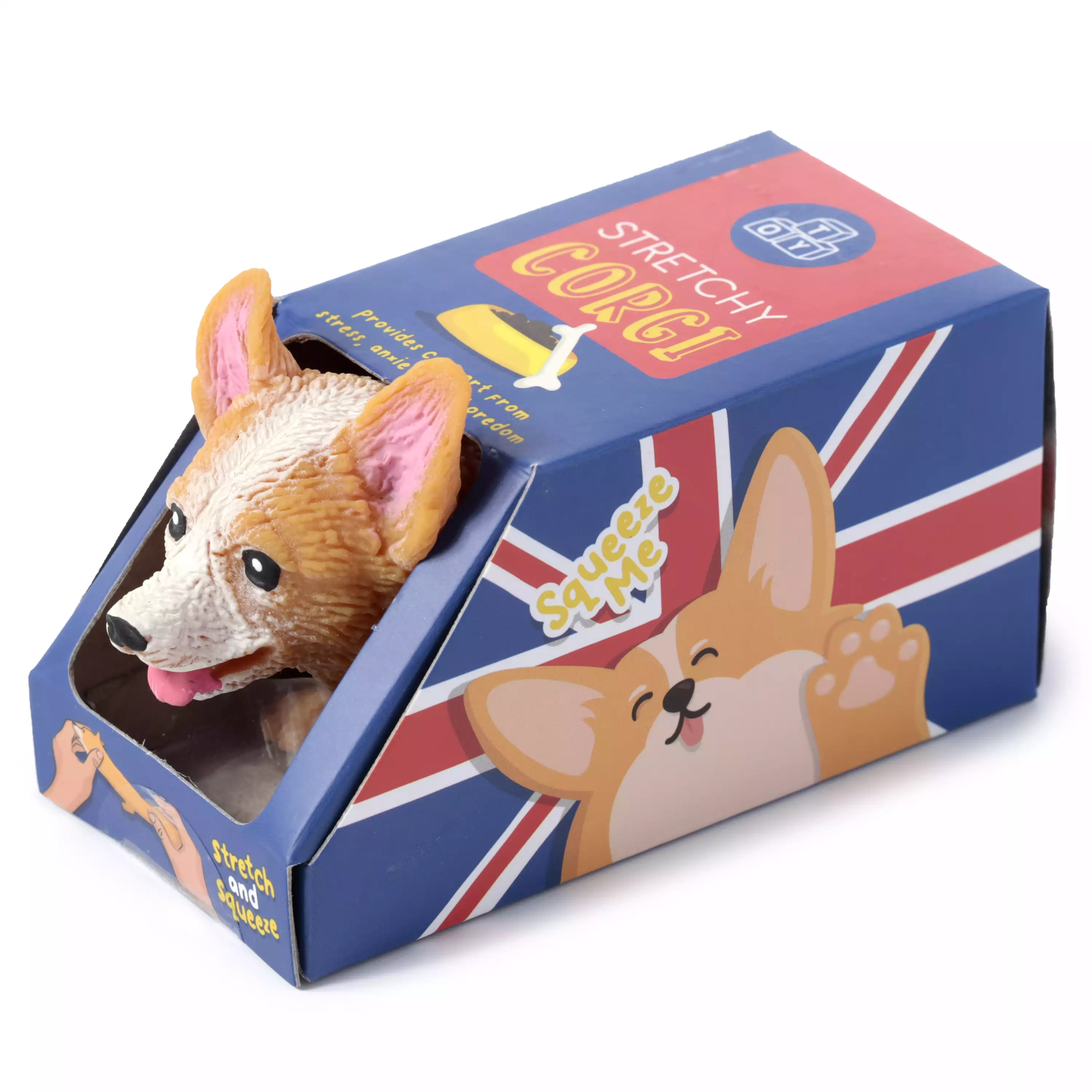 Gniotek rozciągliwy Pies Corgi TY894 - Zabawki