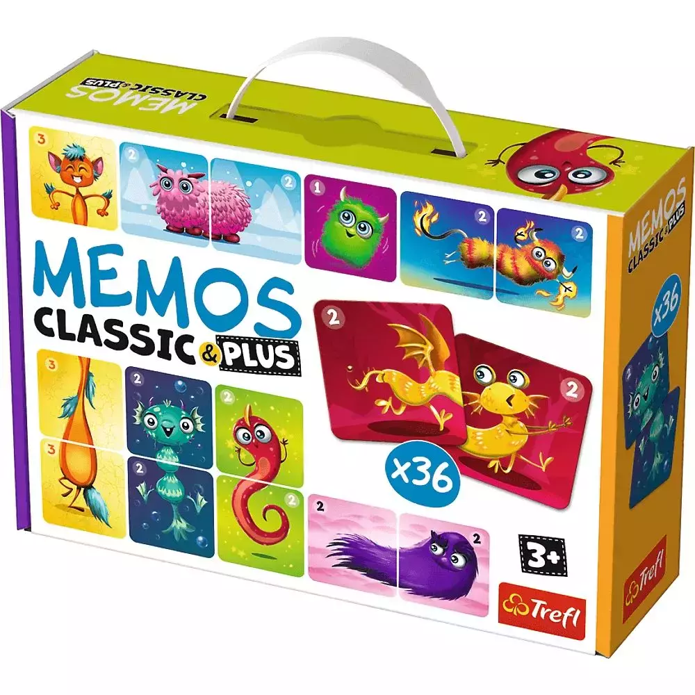 Memos classic&plus. Urocze potworki / Гра - Мемос класичний&плюс М&#