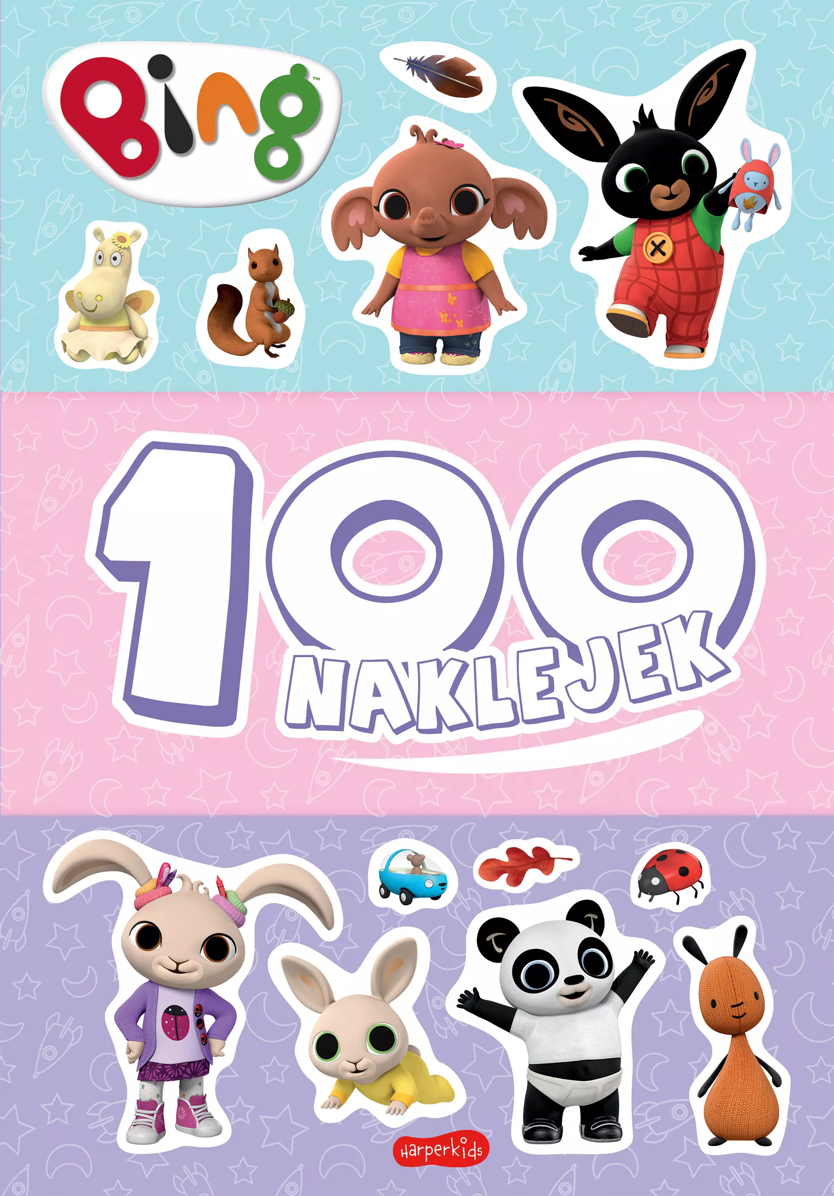 Bing. 100 naklejek. Książeczka z naklejkami - Książki