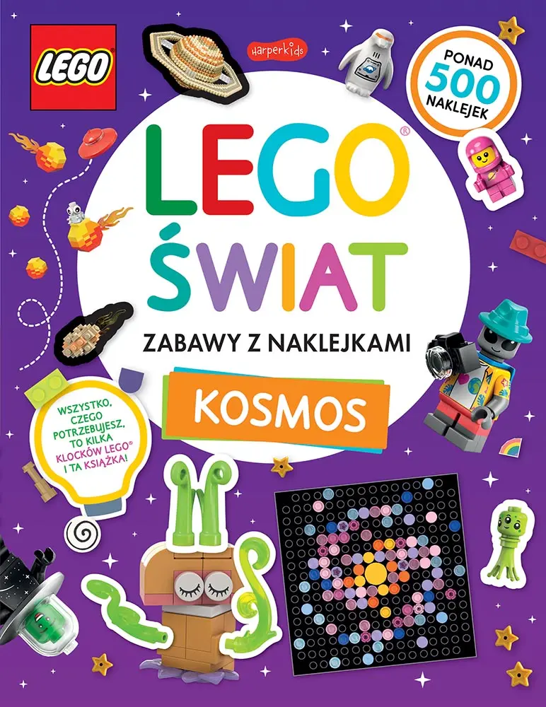 LEGO świat. Zabawy z naklejkami. Kosmos - Książki