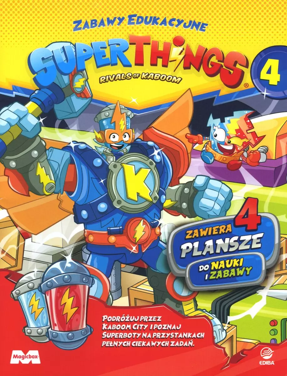 SuperThings. Zabawy edukacyjne 4 - Książki