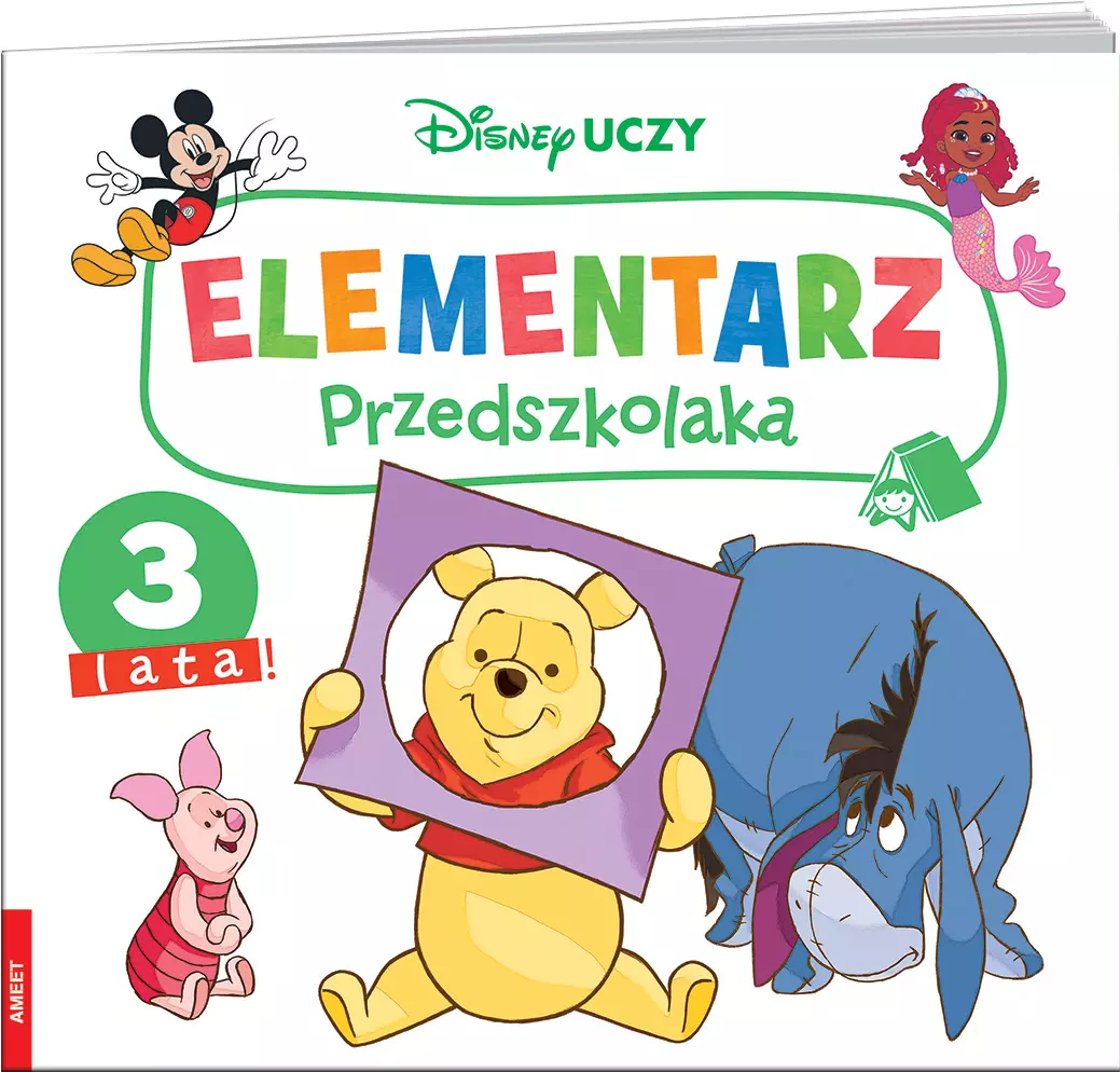 Disney Uczy. Elementarz Przedszkolaka. 3 lata! - Książki