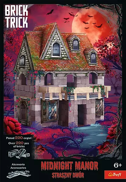 Brick Trick Halloween. Dwór o północy. Klocki ceramiczne
