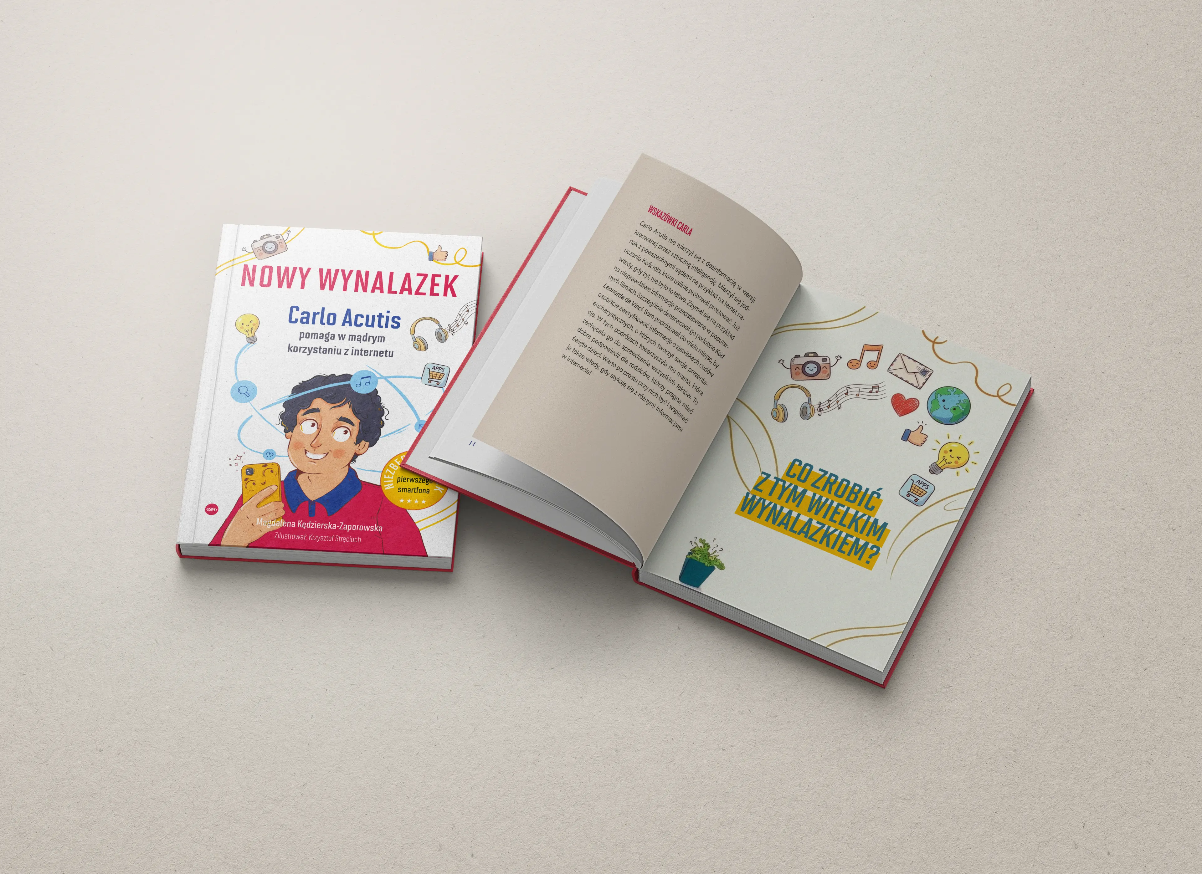 Nowy wynalazek. Carlo Acutis pomaga w mądrym korzystaniu z internetu - Książki