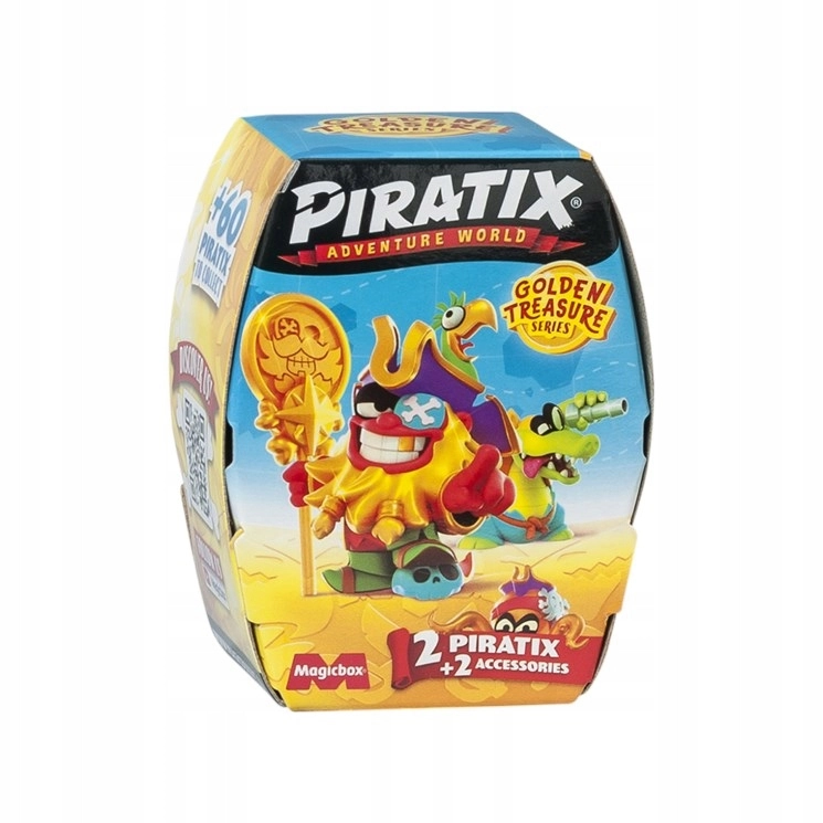 Zestaw Magicbox Piratix Golden Treasure 2 figurki + 2 akcesoria - Zabawki