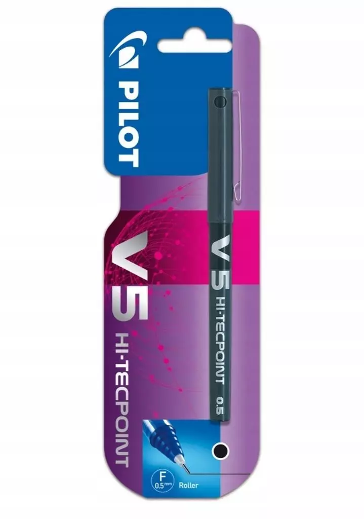 Cienkopis kulkowy V5, czarny - Papiernicze i szkolne