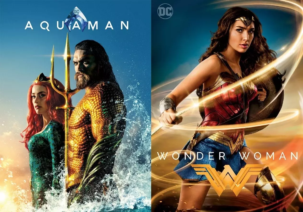 Pakiet: Aquaman, DVD / Wonder Woman, DVD - Filmy