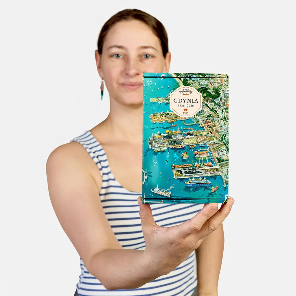 Puzzlove CzuCzu 150 elementów. Gdynia - Puzzle