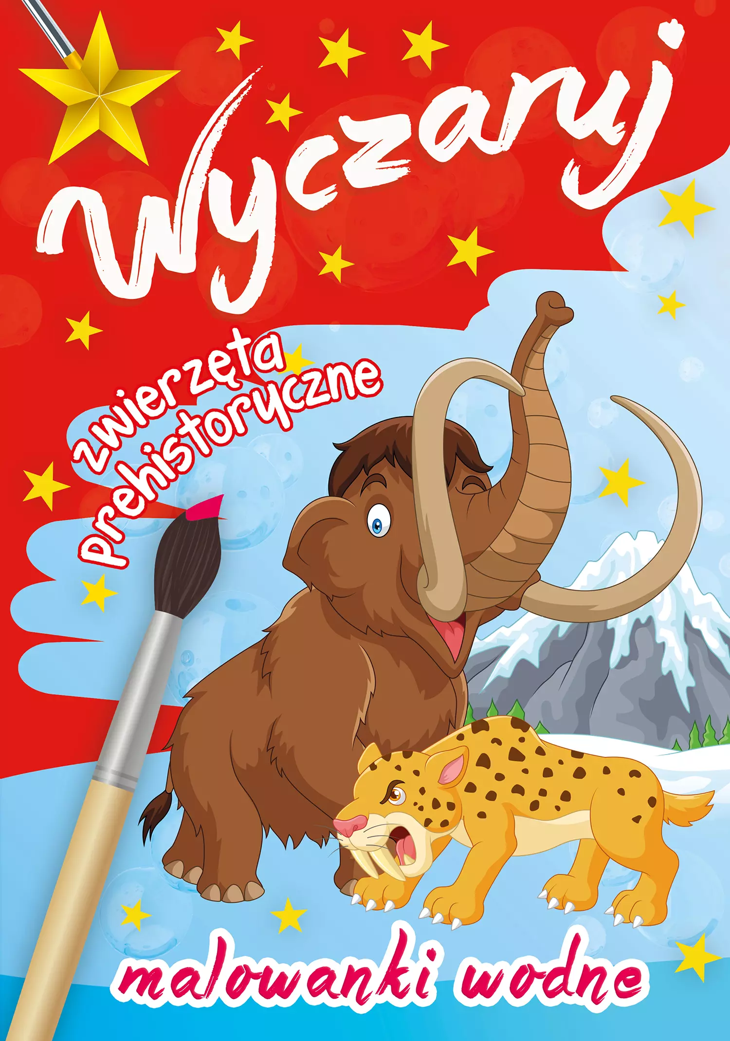 Malowanki wodne. Wyczaruj zwierzęta prehistoryczne - Książki