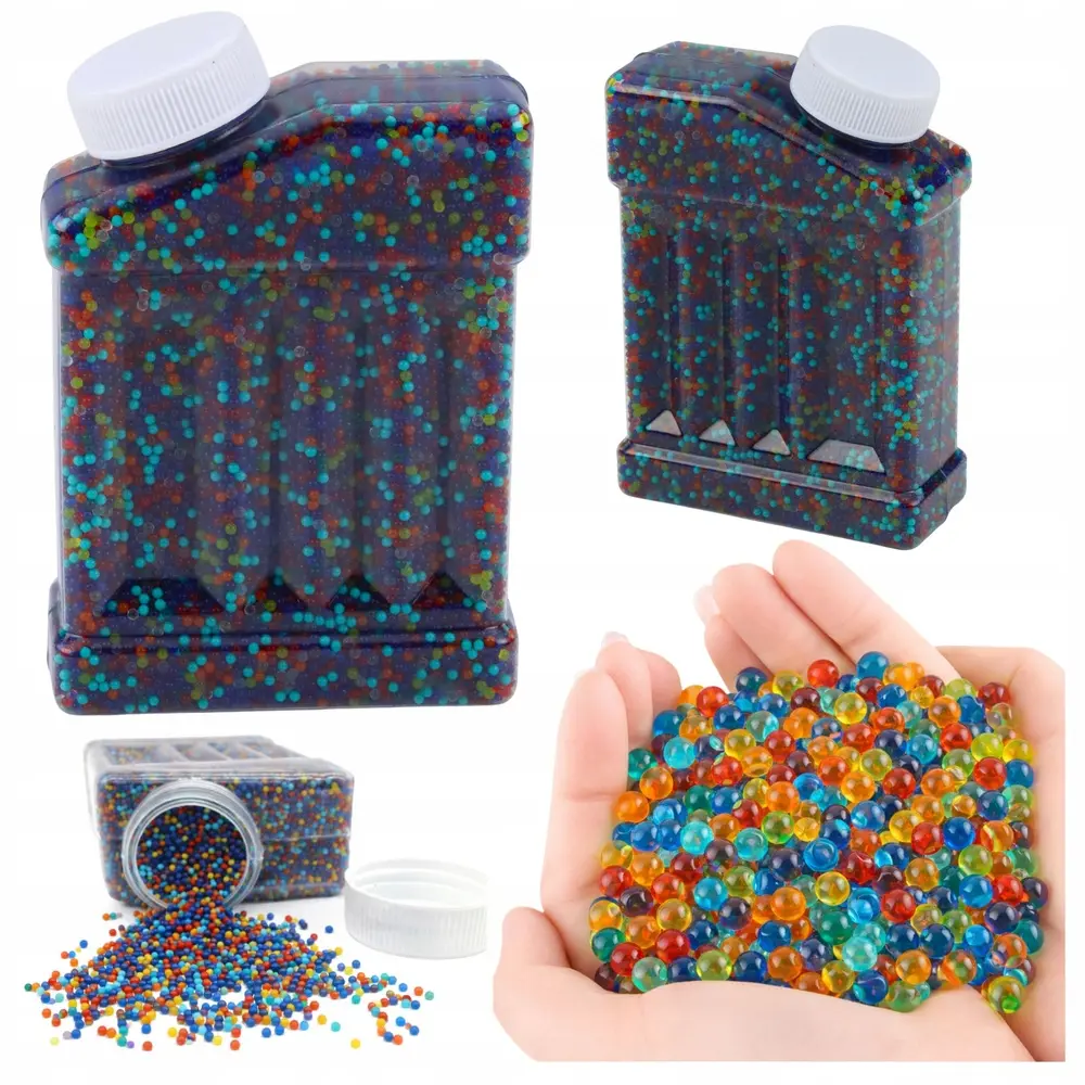 Kulki Wodne Hydrożelowe Do Pistoletów Mix Kolorów 50000 szt. 7-8mm - Zabawki