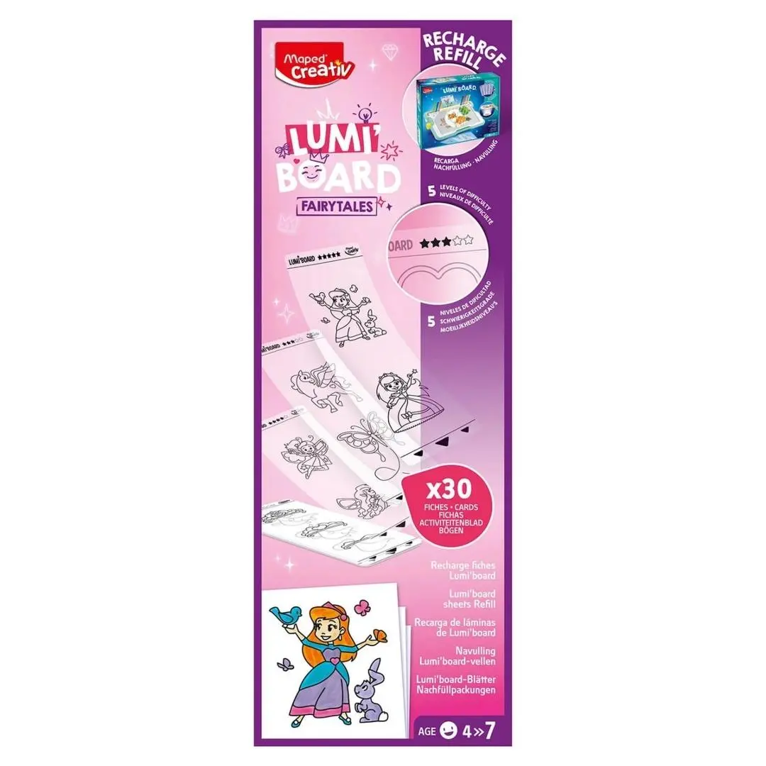 Tablica Lumi Board zestaw uzupełniający wróżki - Papiernicze i szkolne