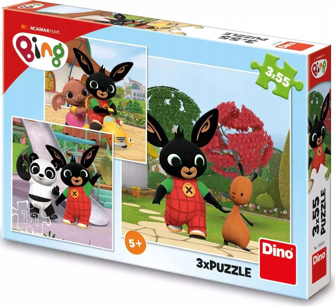 Puzzle Dino Królik Bing 165 elementów Bing i jego przyjaciele