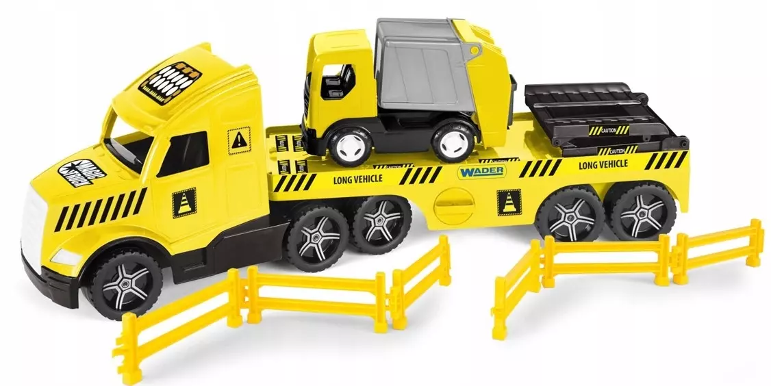 Magic Truck Technic laweta ze śmieciarką Wader 36441