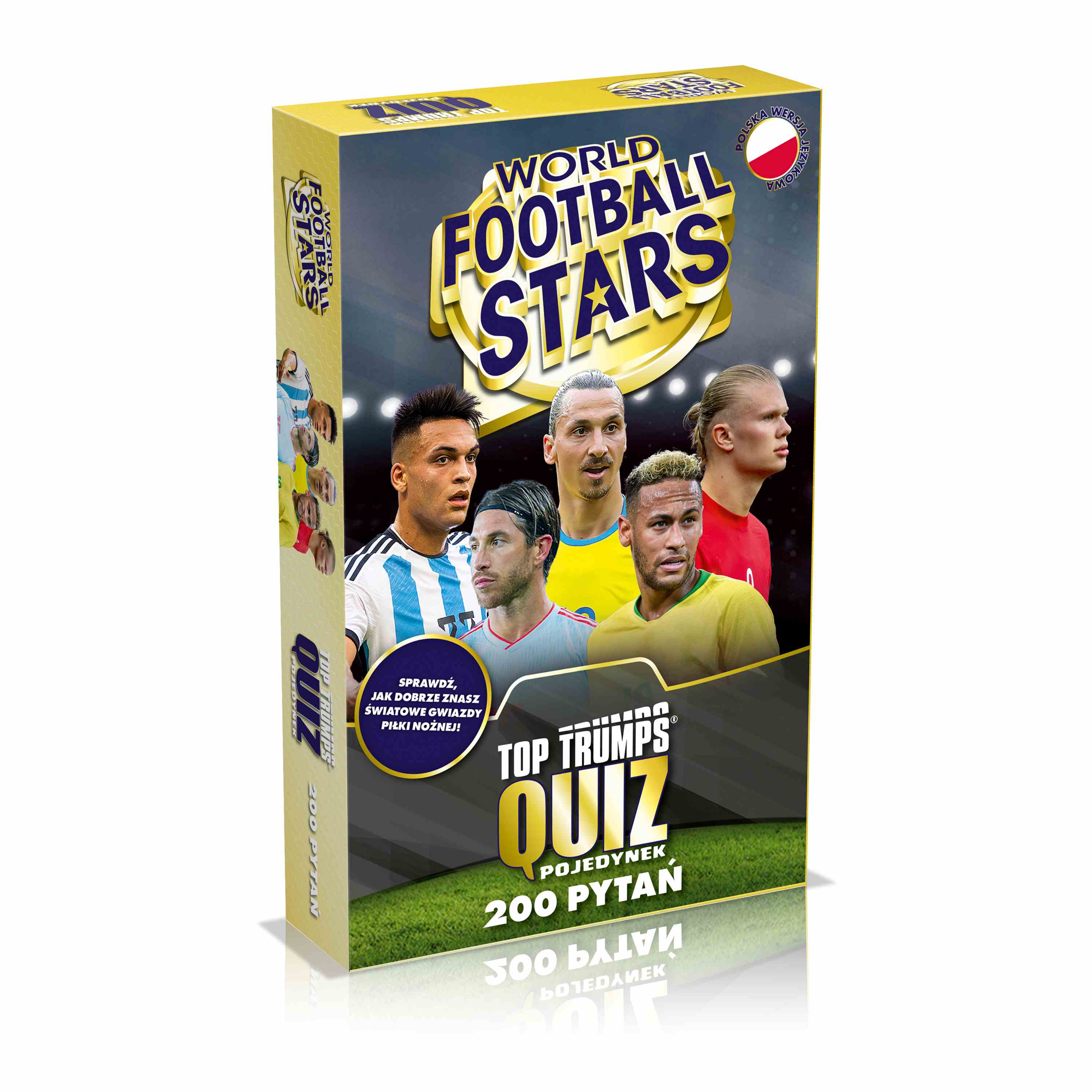 Gra World Football Stars Top Trumps Quiz pojedynek 200 pytań - Gry