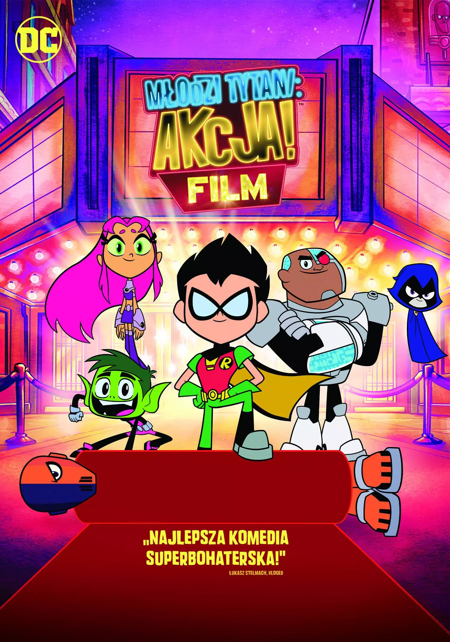 Młodzi tytani. Akcja! Film, DVD - Filmy