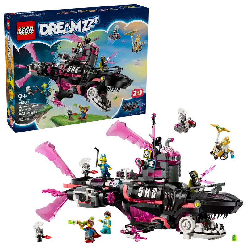LEGO DREAMZzz™ Koszmarny Rekinokręt podwodny 71500 - Zabawki