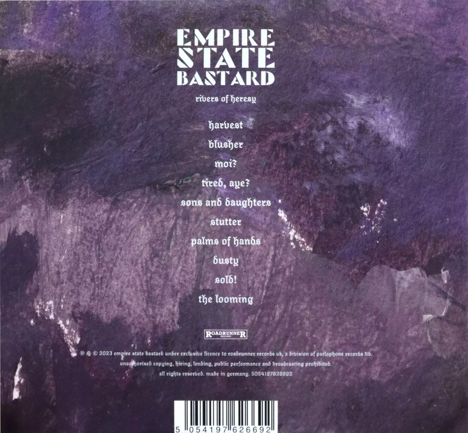 Rivers Of Heresy, CD - Muzyka