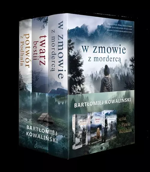 Pakiet W zmowie z mordercą / Twarz bestii / Potwór z Podhala - Książki