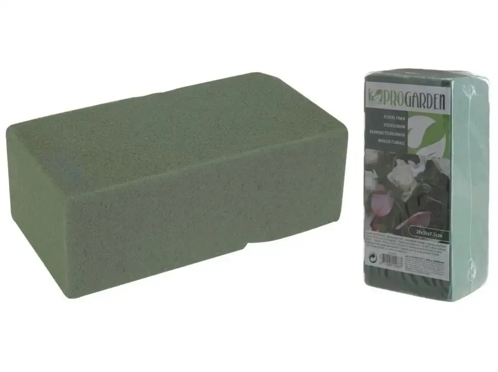 Gąbka Florystyczna Kostka 20x10x7CM Mokra - Elektronika i akcesoria