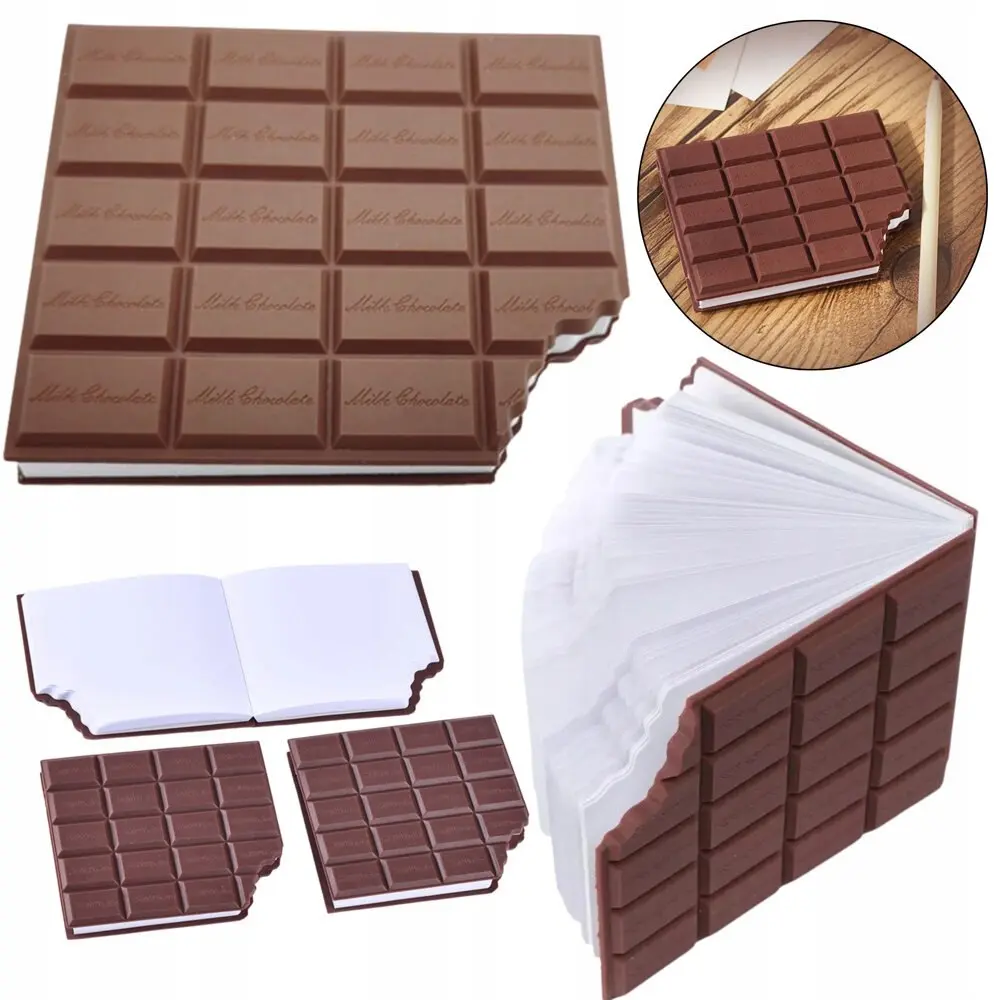 Notatnik Szkolny Biurowy Czekolada Bezliniowy Pachnący Brązowy - Papiernicze i szkolne