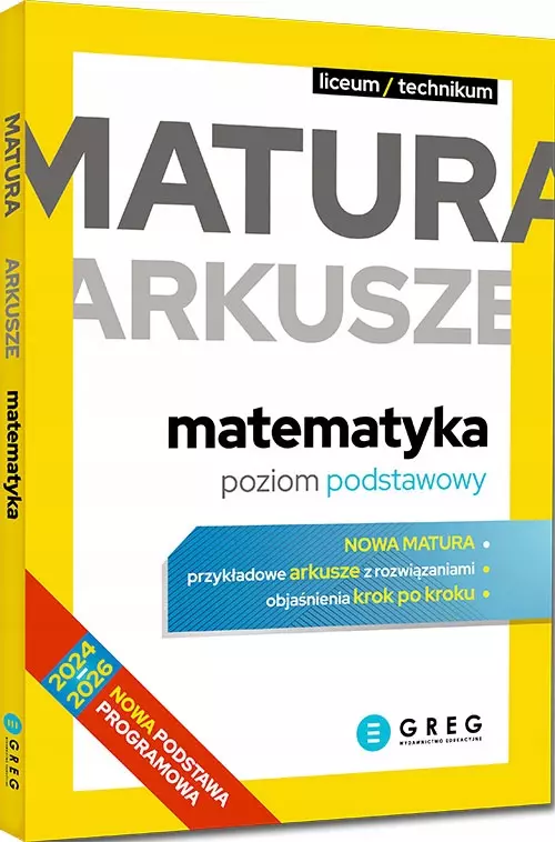 Matura - arkusze - matematyka poziom podstawowy - Książki
