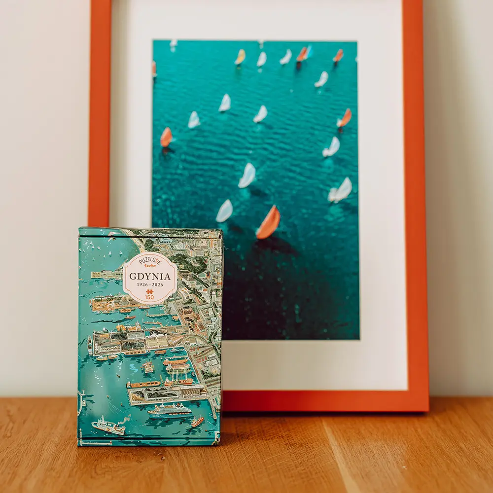 Puzzlove CzuCzu 150 elementów. Gdynia - Puzzle