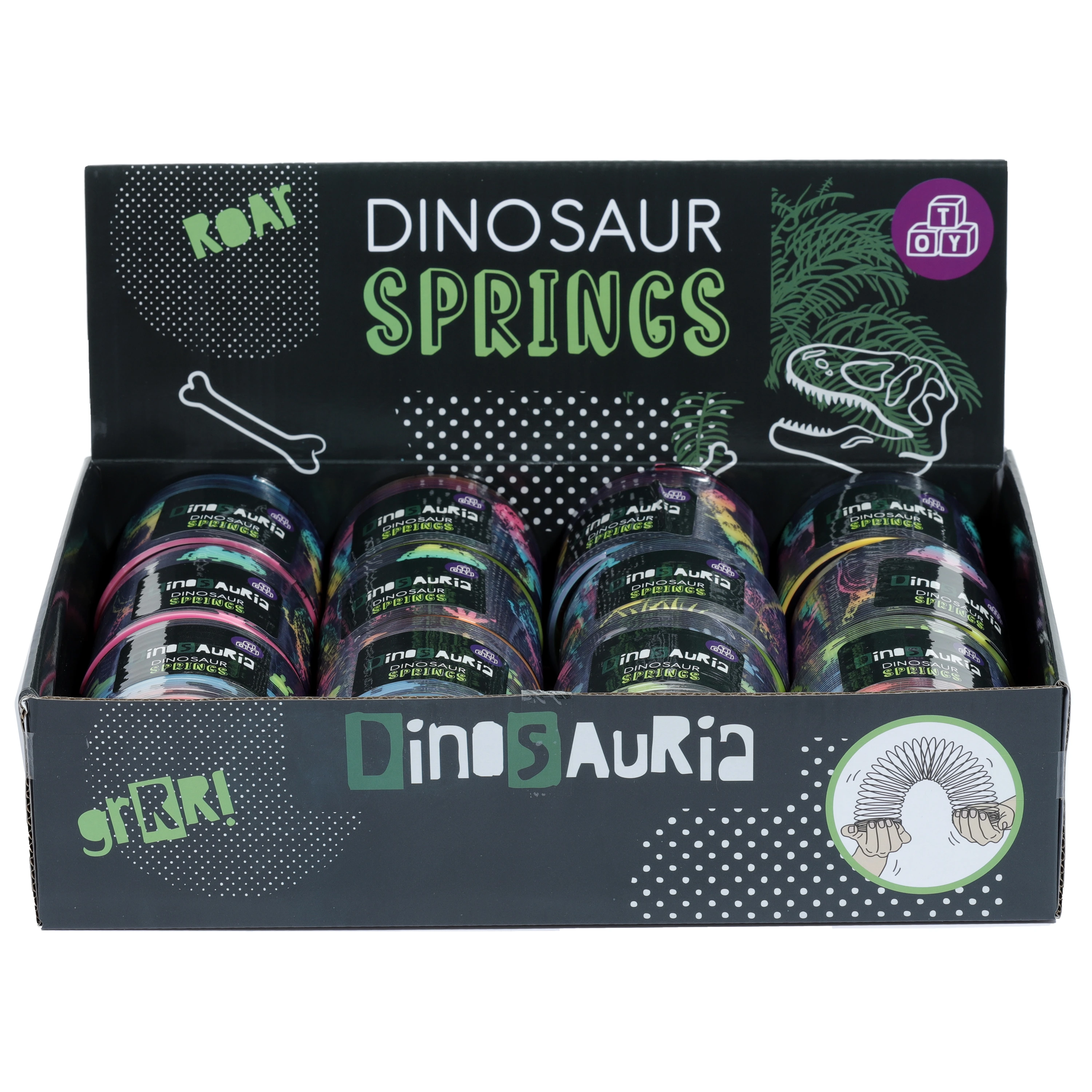 Magiczna Sprężyna - Dinozaury - Zabawki