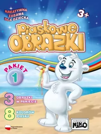 Piaskowe obrazki. Pakiet 1 - Zabawki
