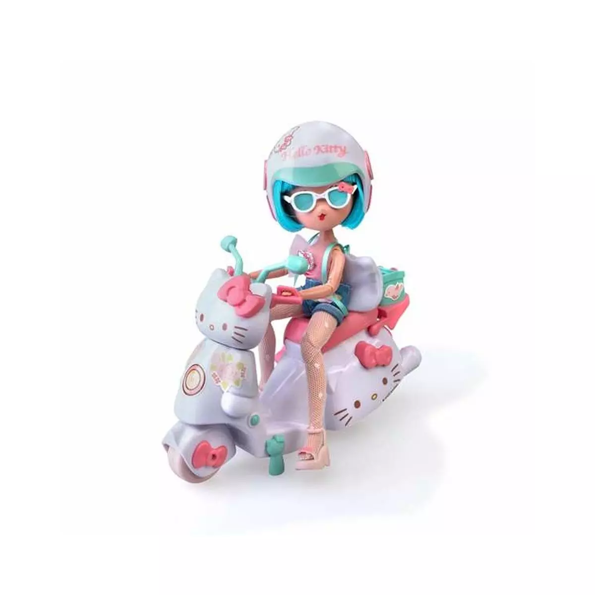 MANGA HELLO KITTY Różowy Skuter, lalka - Zabawki