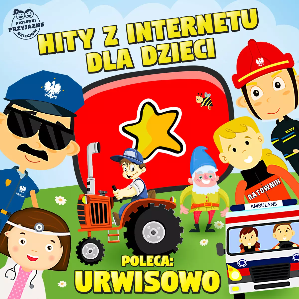 Urwisowo poleca: Hity z internetu dla dzieci. CD - Muzyka