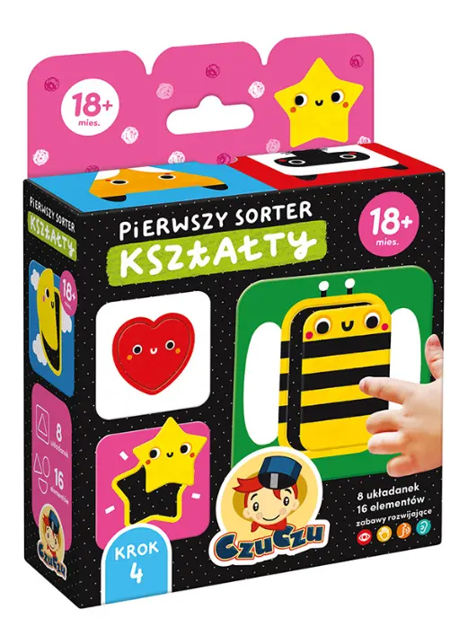 Puzzle CzuCzu. Pierwszy sorter. Kształty dla dzieci - Puzzle