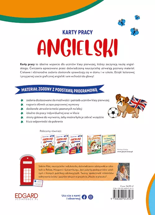 Angielski. Karty pracy. Klasa 1 - Książki