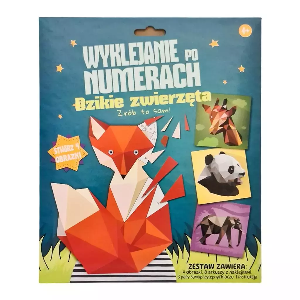 Przyklejanie po numerach. Lisek - Zabawki