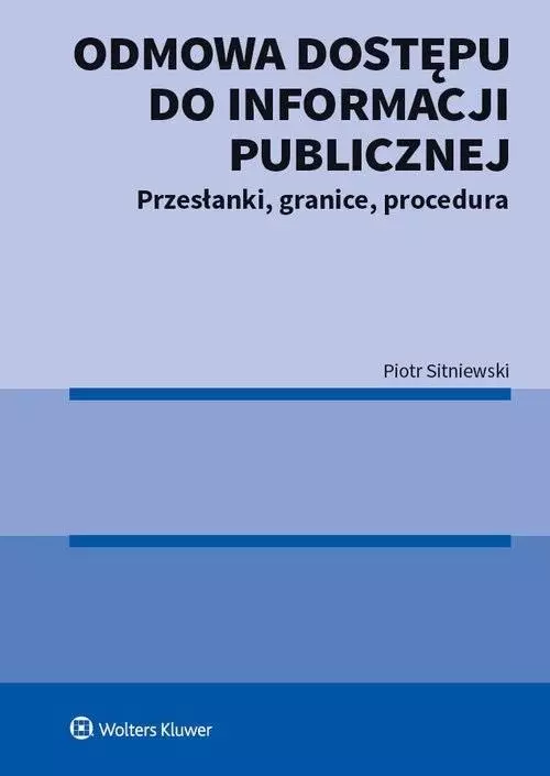 Odmowa dostępu do informacji publicznej - Książki