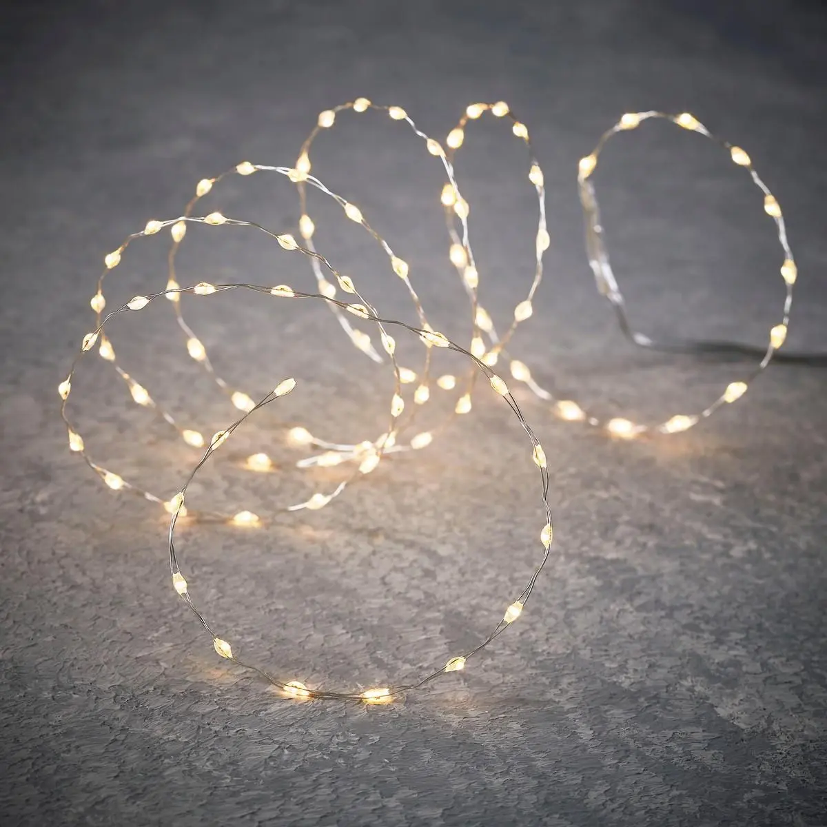 Lampki Druciki na Baterie Girlanda 90 LED Biały Flash Luca - Elektronika i akcesoria