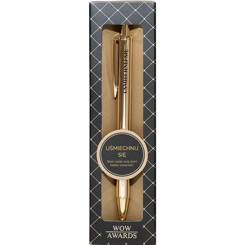 Długopis z grawerem na prezent Uśmiechnij się - Papiernicze i szkolne