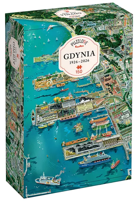 Puzzlove CzuCzu 150 elementów. Gdynia - Puzzle