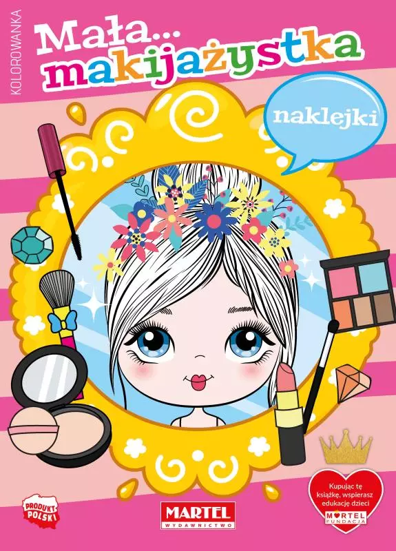 Mała makijażystka z naklejkami - Książki