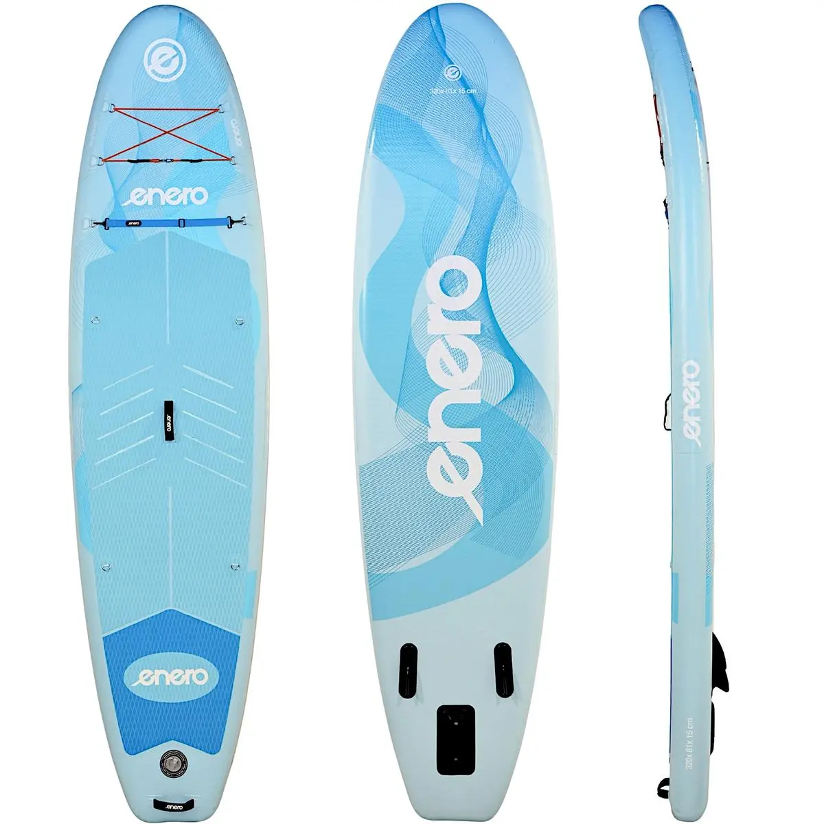 Zestaw - Deska Sup 150KG Dmuchana Enero 320x81x15CM - Zabawki