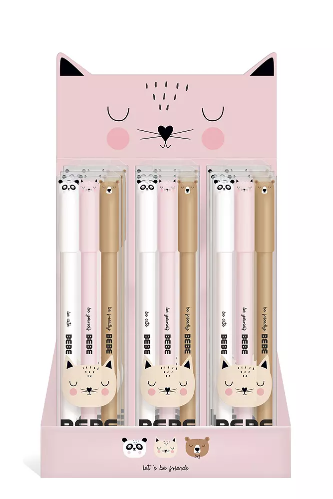 Długopis Scier Zam 0.5 Bb Friends Girl Op3szt Wb - Papiernicze i szkolne