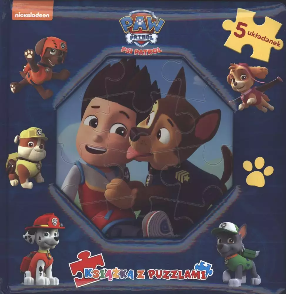 Psi patrol. Książka z puzzlami - Książki