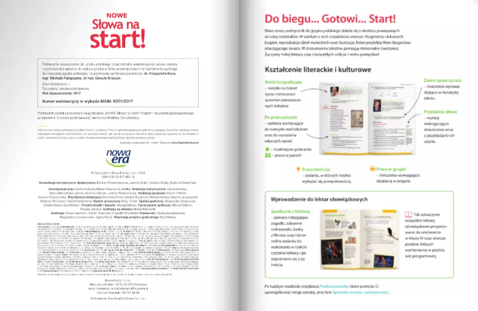 Nowe Słowa na start! Podręcznik do języka polskiego do szkoły podstawowej