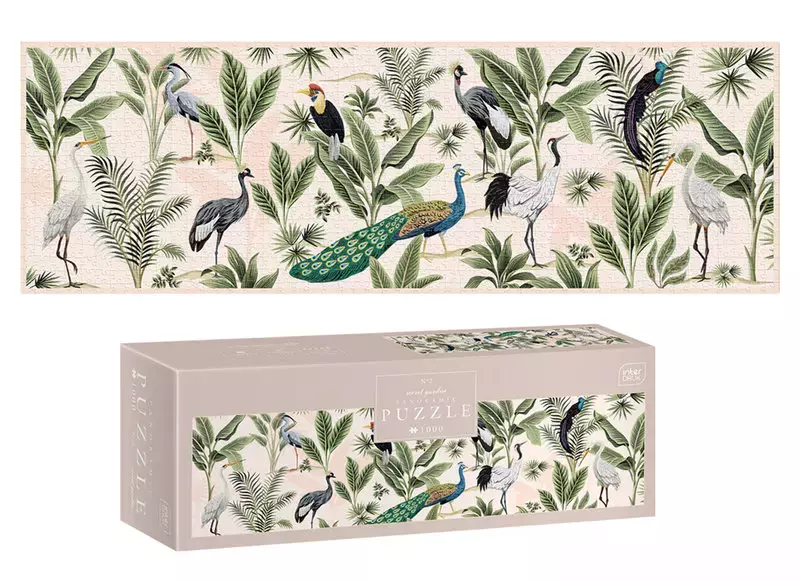 Puzzle panoramiczne 1000 elementów. Tajemniczy ogród 2 - Puzzle