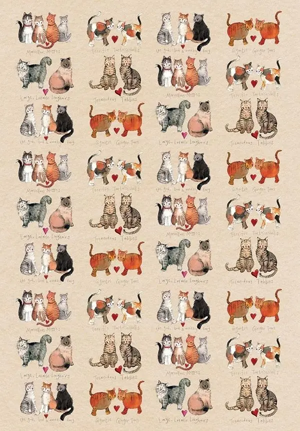 Ręcznik kuchenny TT18 Koty - Mama i dziecko