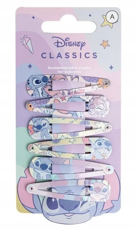 Disney - Zestaw 6 spinek do włosów Stitch - 7898 - Zabawki